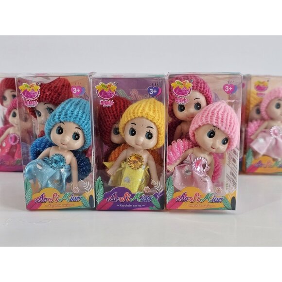 Mini Baby Dolls Exquisite Cute Girl Dolls For Decoration For Gifts - Picture 3 of 8